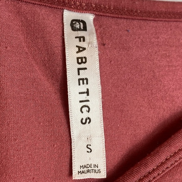 fabletics Womens Shirt Sleeve Less Pink top kaya - Picture 11 of 12